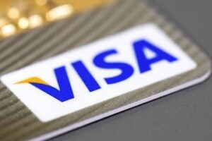 Image of a Visa credit card