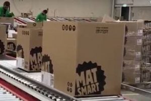 Image of a box resizer from WestRock video