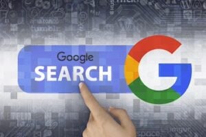 Illustration of search in Google