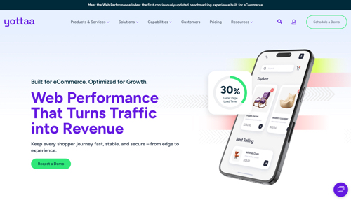 Home page of Yottaa Home page of Yottaa