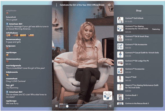 American Girl livestream event American Girl livestream event