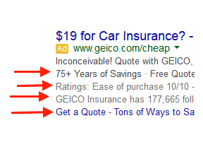 Using Ad Extensions in AdWords, Bing Ads to Boost Performance